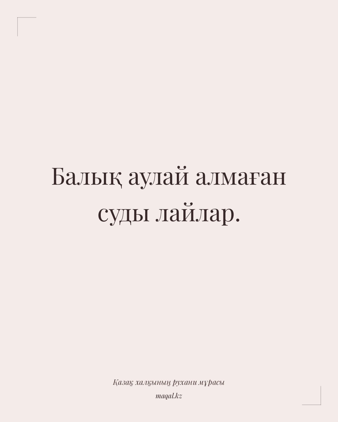 Балық аулай алмаған суды лайлар. — қазақша мақал