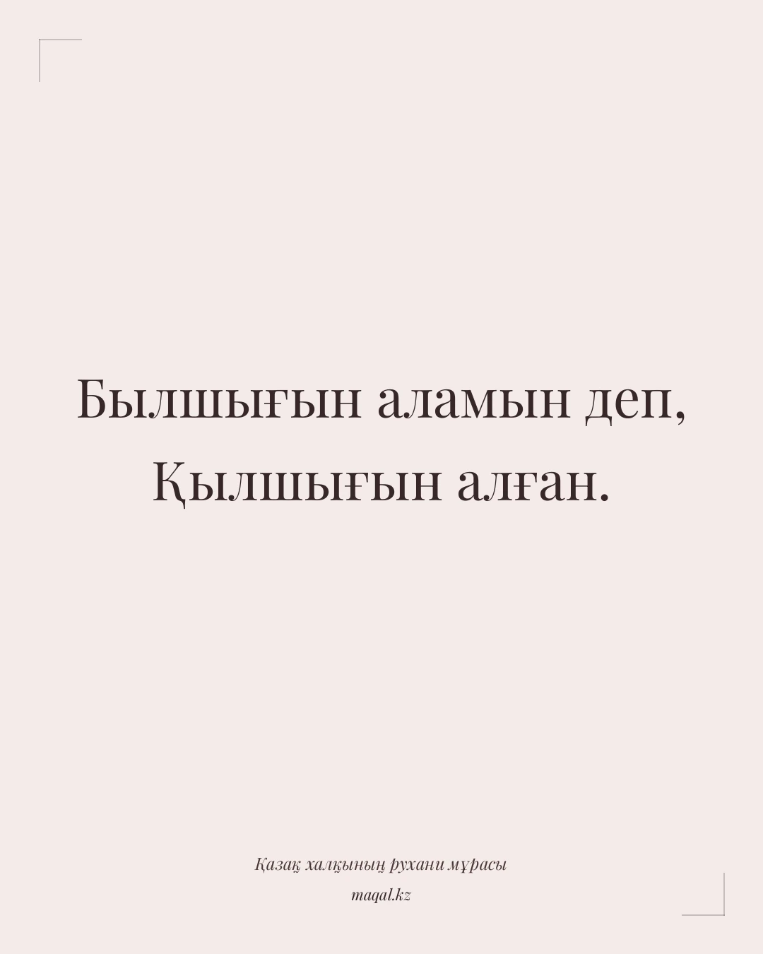 Былшығын аламын деп, Қылшығын алған. — қазақша мақал
