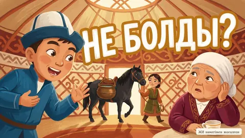 «Байлауы жоқ шешеннен Үндемеген есті артық. Бәйге алмаған жүйріктен, Белі жуан бесті артық» мақалы бойынша ертегі