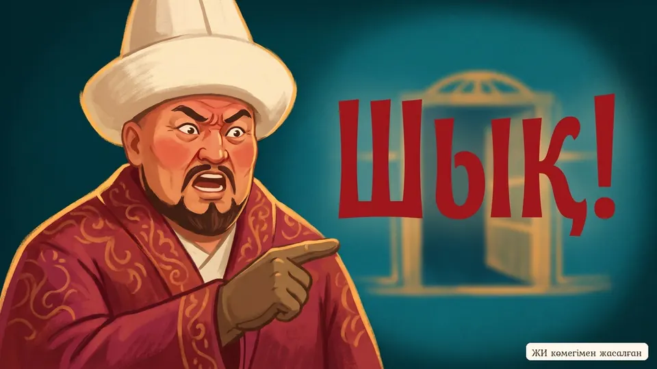 «Қайтып кірер есікті қатты жаппа» мақалы бойынша ертегі
