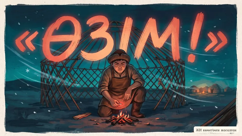 «Жалғыз жаңқа жанбайды, Жалғыздың ісі оңбайды» мақалы бойынша ертегі