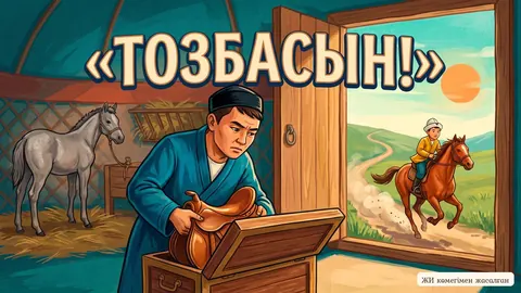 «Жортқан озар, жатқан тозар» мақалы бойынша ертегі